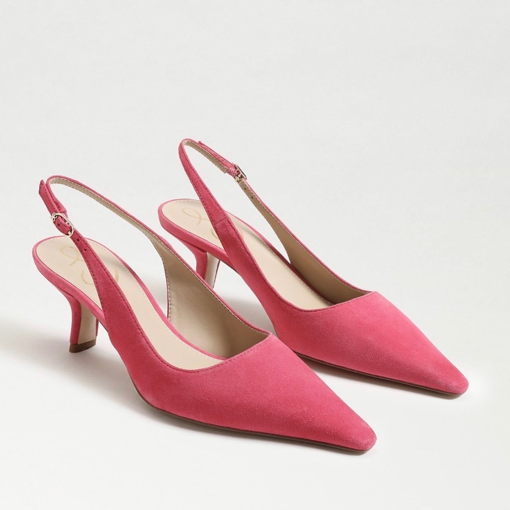 Pink Suede Bianka Sling Sam Edelman